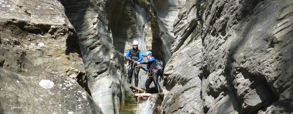 Canyoning, Schluchteln Italien