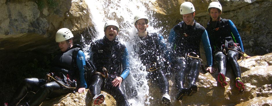 Canyoning, Schluchtlen in Sardinien